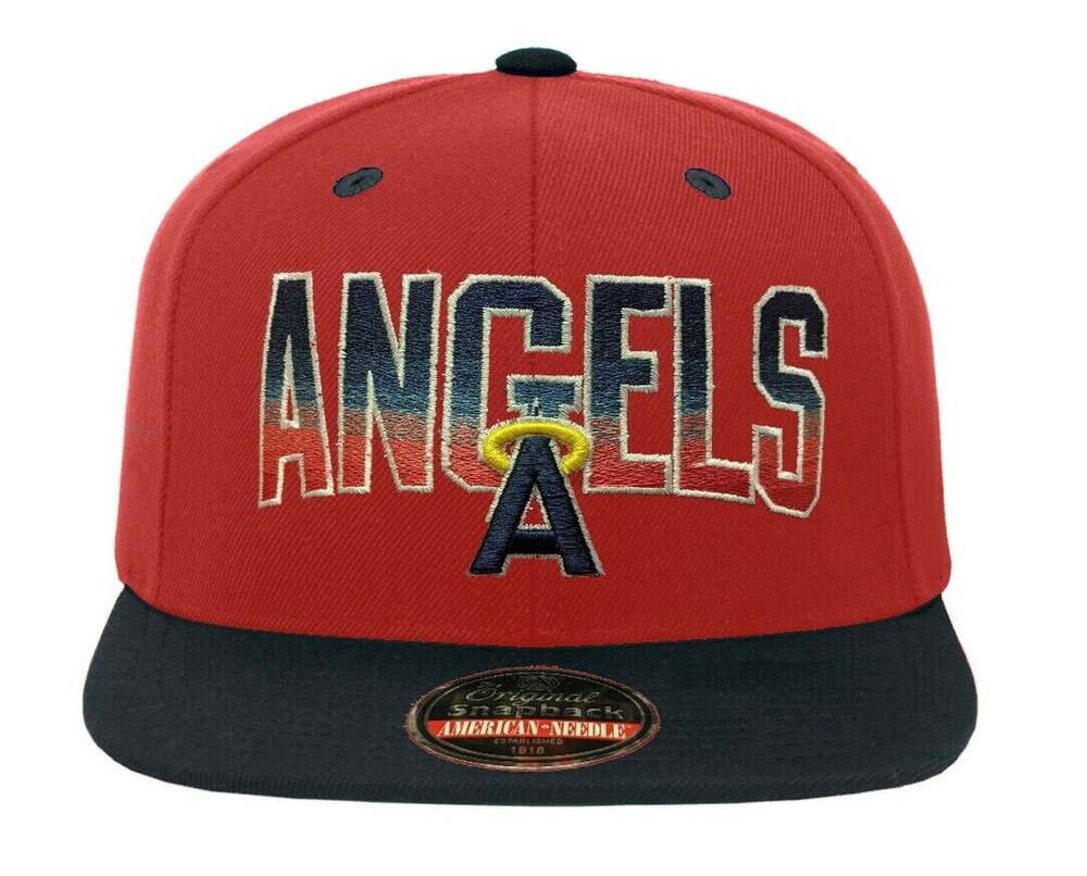 Vintage American Needle Anaheim Angels Fade Adjustable Snapback Hat / Cap - NWT